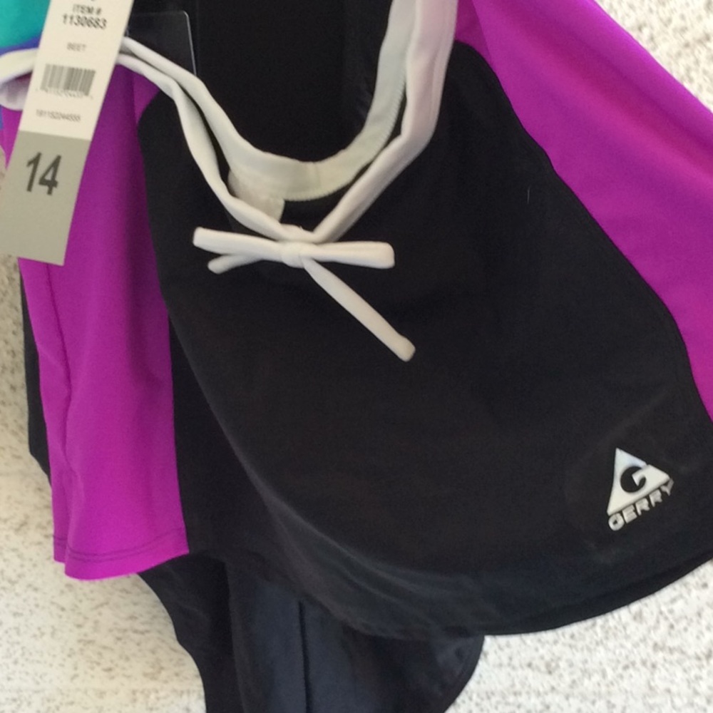 Gerry Girls Swimsuit and Cover Up Skirt Set - Picture 3 of 13